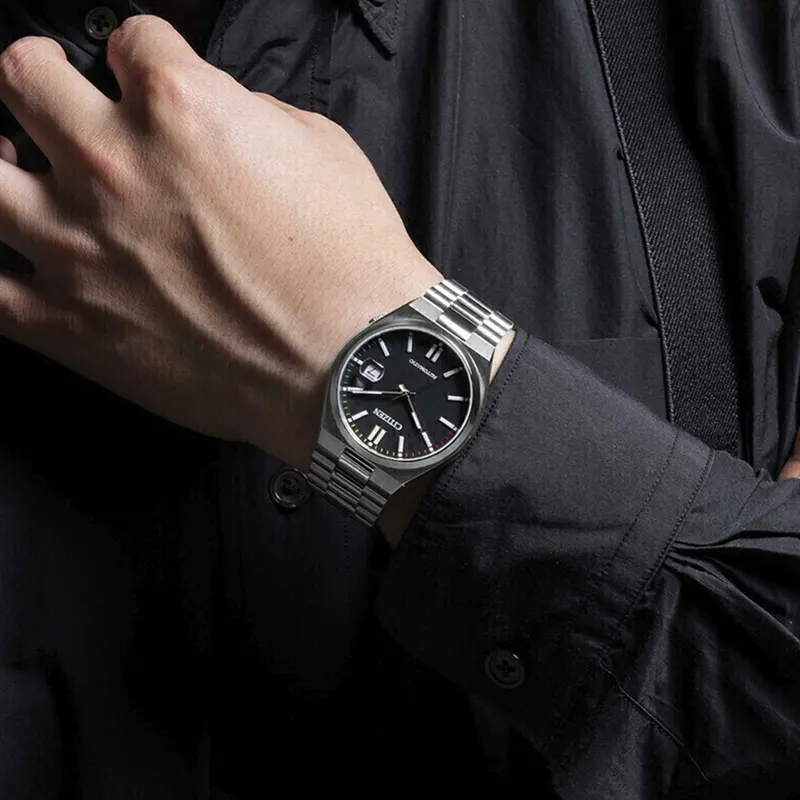 Citizen Tsuyosa Automatic Black Rainbow Hour Dial Men’s Watch- NJ0151-53E